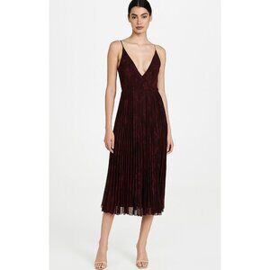 Women's - Aritzia Wilfred Beaune Pleated Wrap Midi Dress, Size XXS